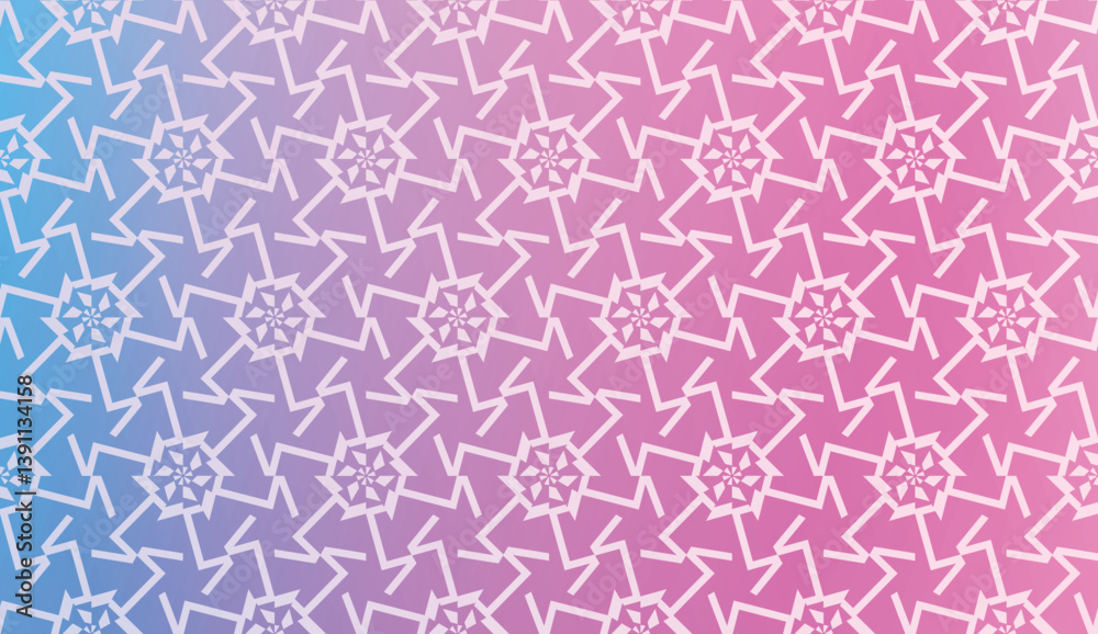 Decorative Pattern With Triangles Style. Blurred Gradient Background. Bright Color. For Banner Template, Flyer, Invitation Card. Vector Illustration Decorative Pattern With Triangles Style. Blurred Gradient Background. Bright Color. For Banner Template, Flyer, Invitation Card. Vector Illustration