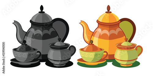 Clay Teapot Set You've reached our limit of messages per hour Please try again later