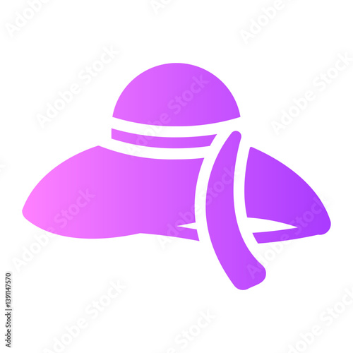 pamela hat gradient icon
