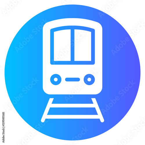 train gradient icon