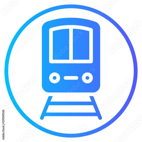 train gradient icon