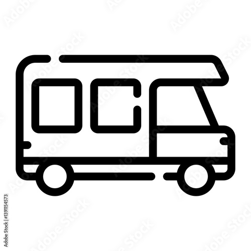 camper van line icon