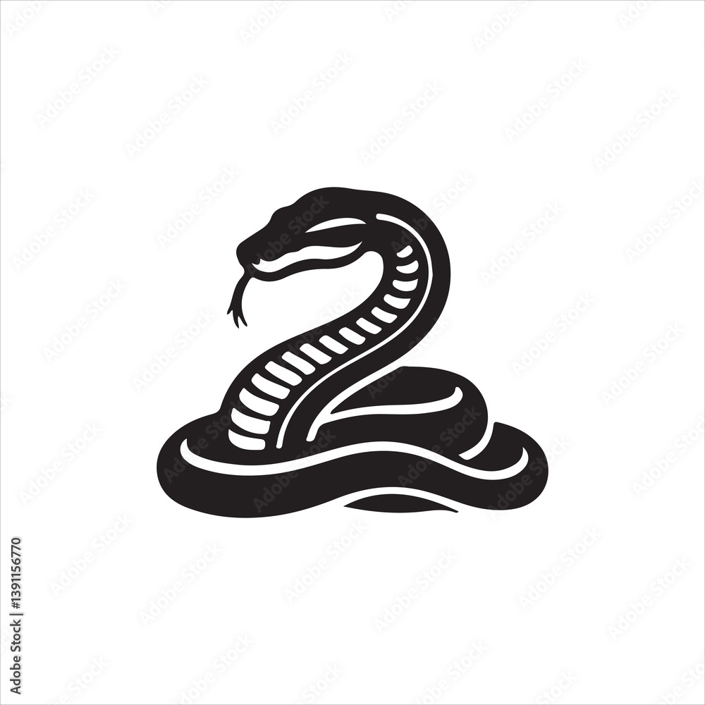 Fototapeta premium snake vector illustration