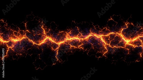 Fiery electrical discharge