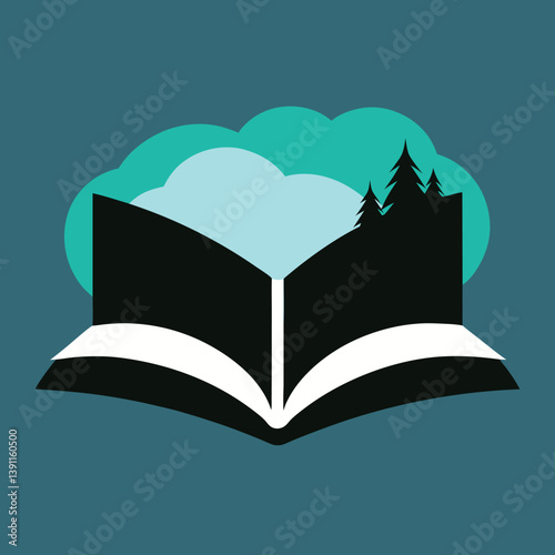 Book mockup photoshop book mockup landscape e-book.