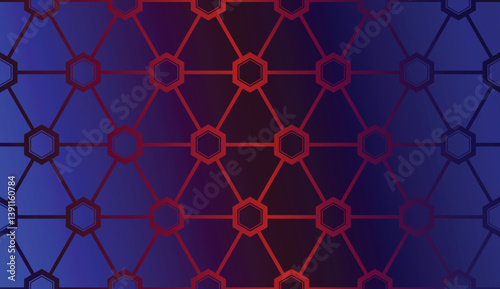 Blurred Background. Futuristic Template. Original Interior Background In Triangles Style. Curved Line. Vector Illustration. For Modern Interior Design, Fashion Print