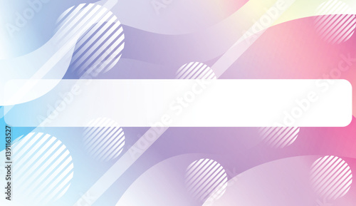 Abstract Waves, Line, Geometric Shape. Futuristic Technology Style Background. For Creative Templates, Cards, Color Covers Set. Vector Illustration with Color Gradient.