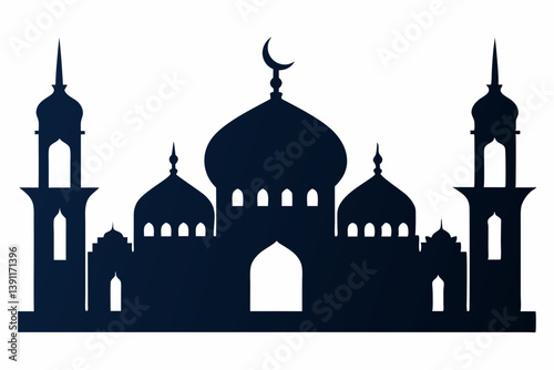 taj mahal silhouette