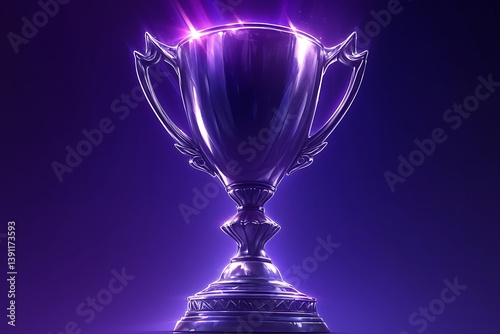 Award Trophy, Glowing Light