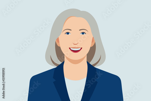 business woman vector illustration