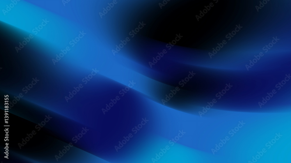 Fototapeta premium Blue and black gradient background