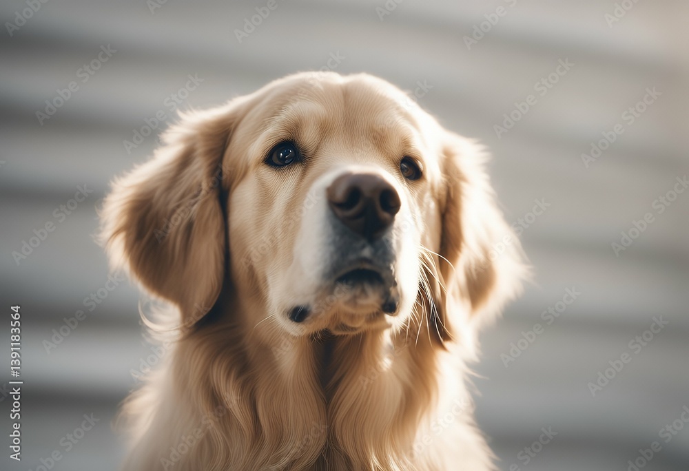 beautiful young golden retriever portrait isolated white beautiful young golden retriever portrait isolated white