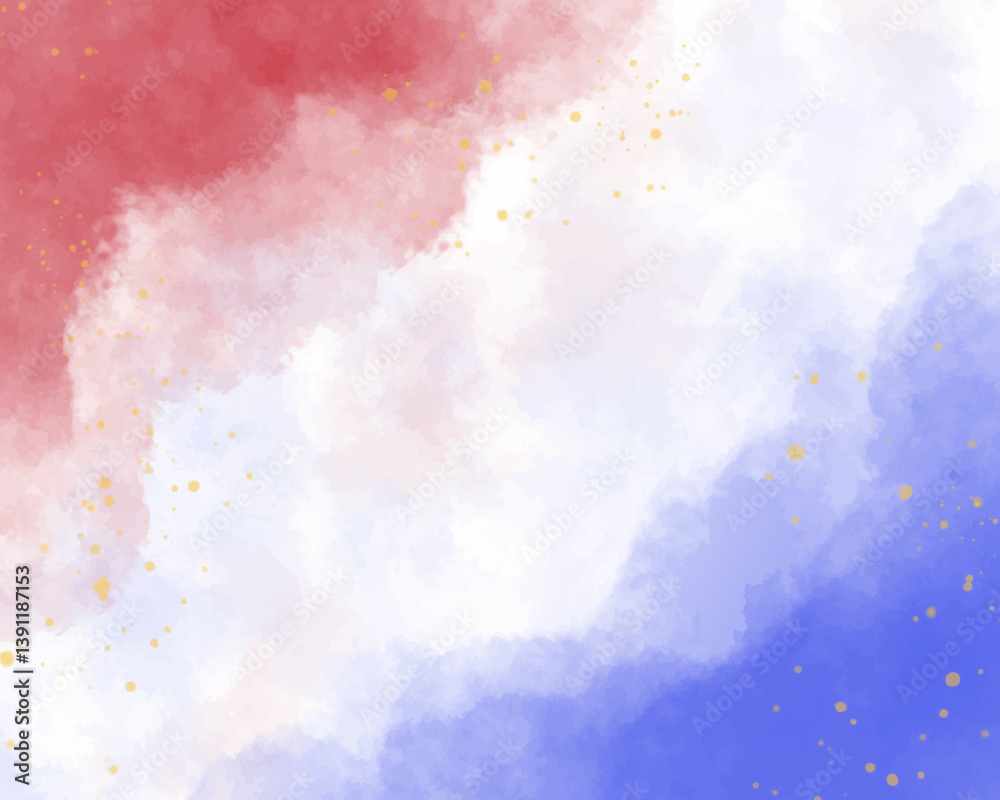 Obraz premium Abstract colorful watercolor for background. Digital art painting.