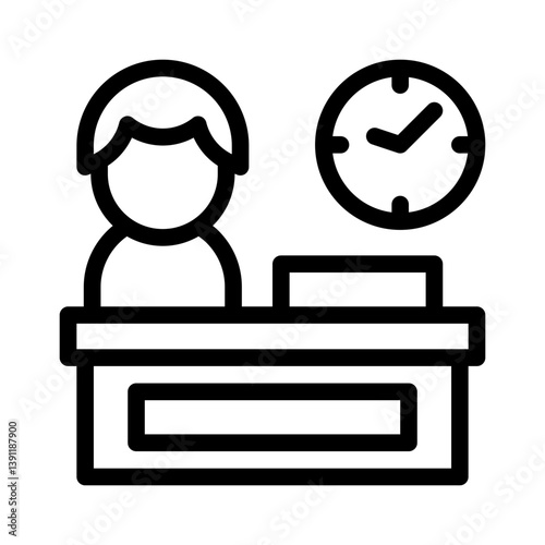 check in line icon