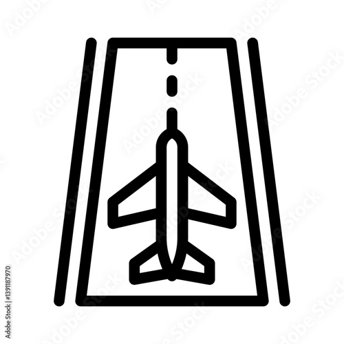 runway line icon