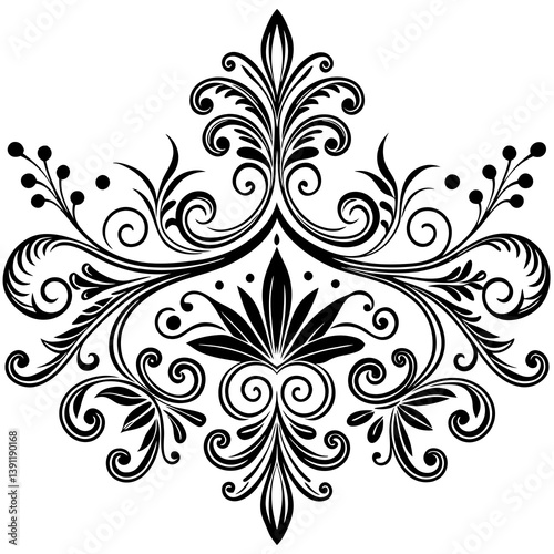 An elegant collection of hand-drawn dividers in a decorative