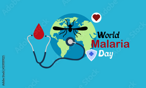 World Malaria Day celebration banner
