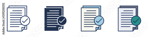 Check Icons Collection – Multiple Vector Styles Included