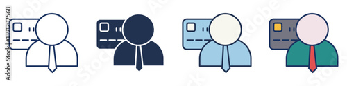 Creditors Icons Collection – Multiple Vector Styles Included