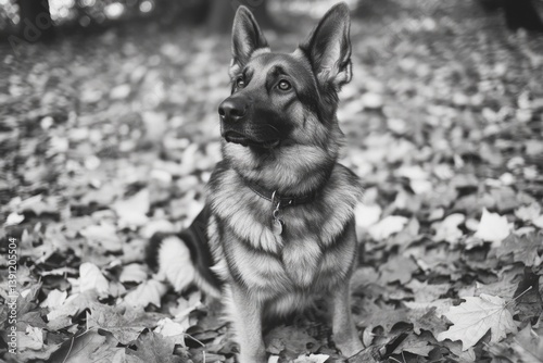 German Shepherd Dog Portrait