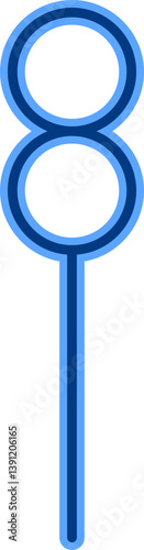 Soap bubble wand