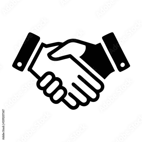Handshake Agreement Icon Design