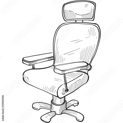 chair handdrawn illustration
