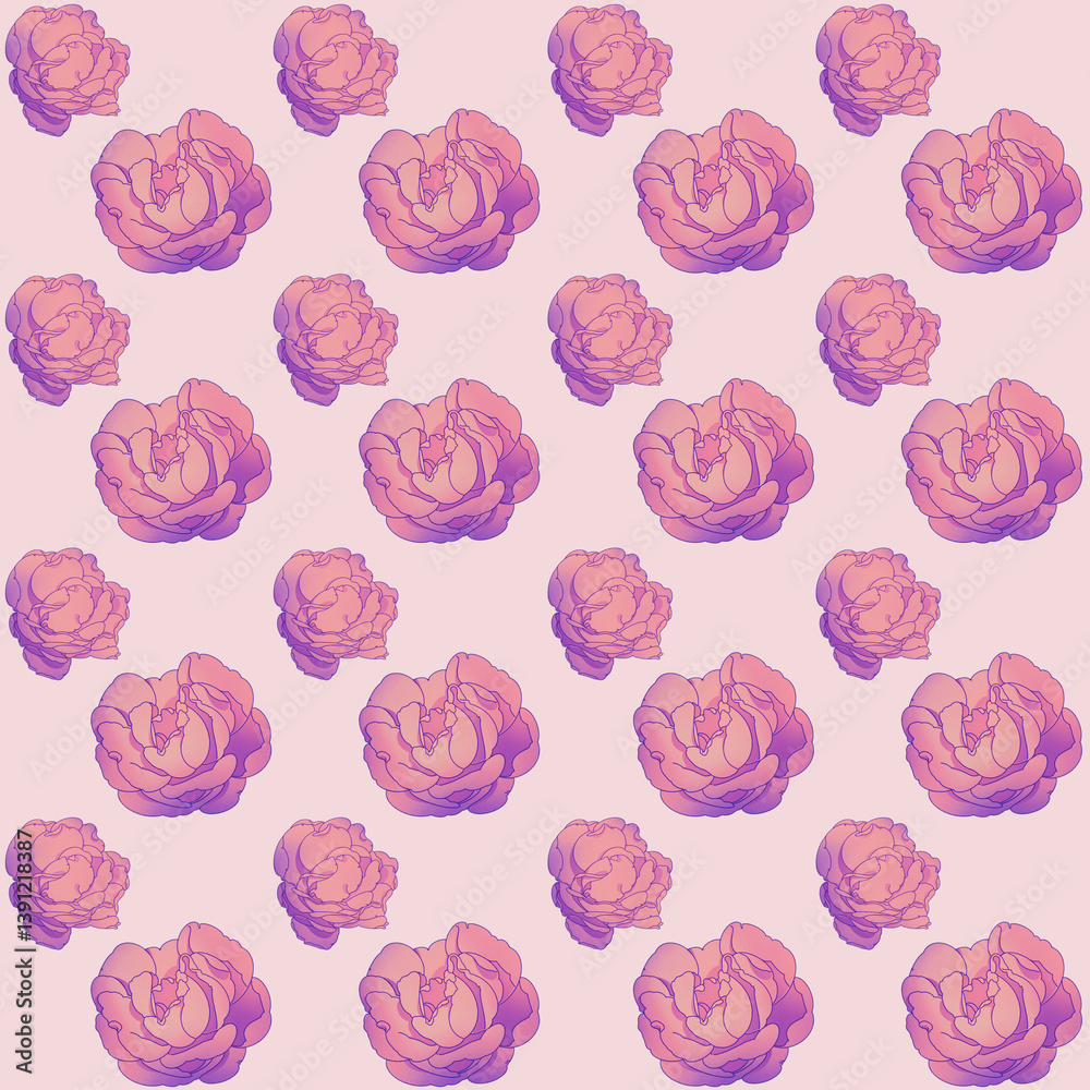 roses seamless pattern roses seamless pattern