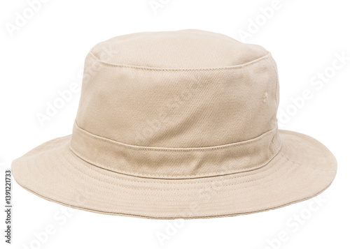 Obraz na płótnie Png beige bucket hat mockup unisex accessory w salonie