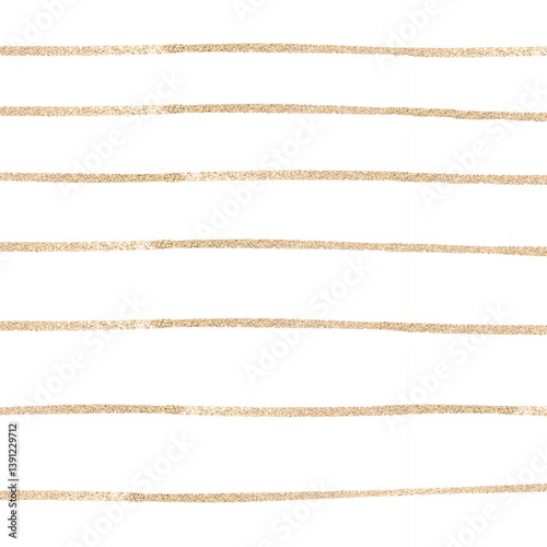 Gold glittery png stripes pattern
