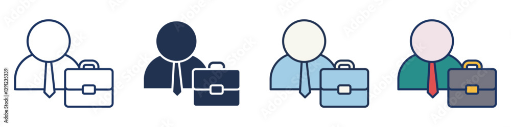 Occupation Icons Collection – Multiple Vector Styles Included Occupation Icons Collection – Multiple Vector Styles Included