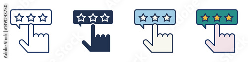Satisfaction Icons Collection – Multiple Vector Styles Included