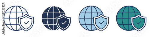 Security Icons Collection – Multiple Vector Styles Included