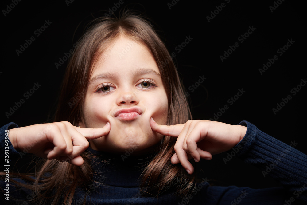 Fototapeta premium making funny faces