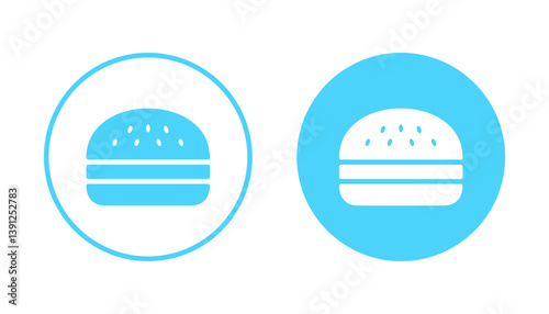 Burger icon vector. burger sign and symbol. hamburger