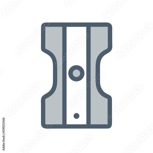 Pencil Sharpener Tool Simple Icon Design