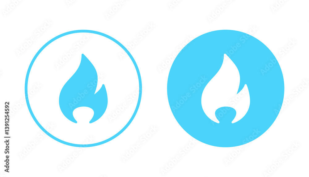 Fire icon vector. fire sign and symbol Fire icon vector. fire sign and symbol