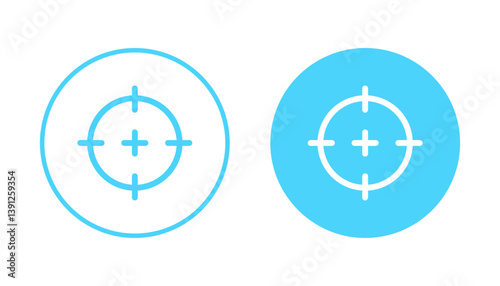 Target icon vector. goal icon vector. target marketing sign and symbol
