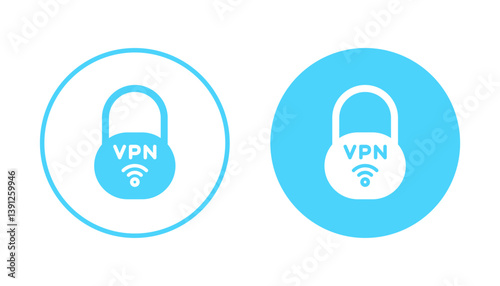 Vpn icon vector. Private network sign and symbol. virtual private network icon.