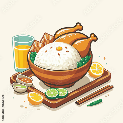 delicious, food, lunch, chicken, dish, asian, dinner, gourmet, rice, white, cuisine, sauce, healthy, cucumber, meal, breakfast, singapore, soup, restaurant, chinese, closeup, background, green, cultur
