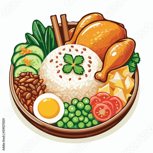 delicious, food, lunch, chicken, dish, asian, dinner, gourmet, rice, white, cuisine, sauce, healthy, cucumber, meal, breakfast, singapore, soup, restaurant, chinese, closeup, background, green, cultur