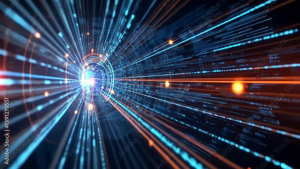 Immersive Data Stream Visualization: High-Speed Digital Network and Information Flow Immersive Data Stream Visualization: High-Speed Digital Network and Information Flow