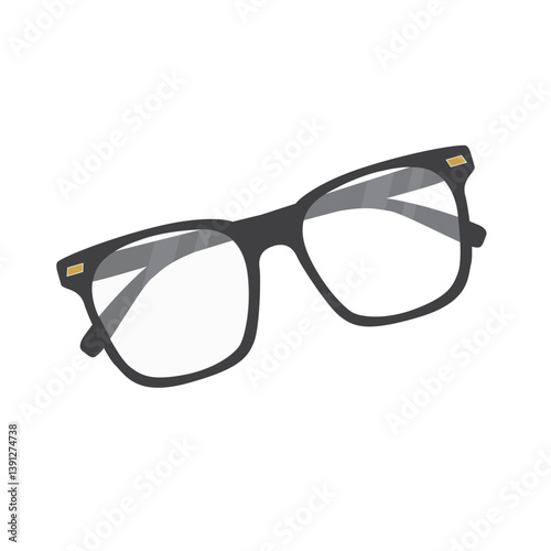 Isolated fashion glasses design, vector