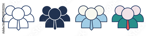 Team Spirit Icons Collection – Multiple Vector Styles Included