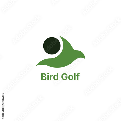 Modern Bird Golf Logo Sport Club Design