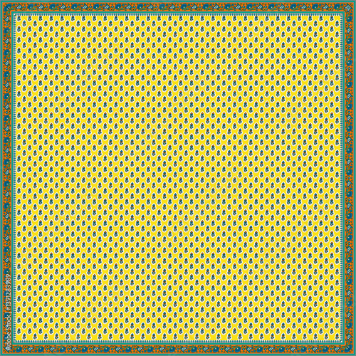 Vibrant Multicolor Bandana Scarf – Stylish Unisex Kerchief, Head Wrap & Neck Scarf