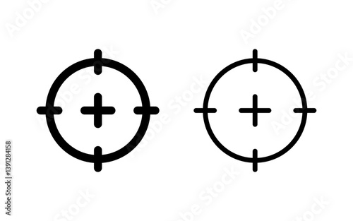 Target icon vector illustration. goal icon vector. target marketing sign and symbol