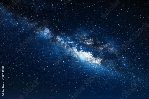Celestial panorama depicts a stunning galaxy of countless glowing stars