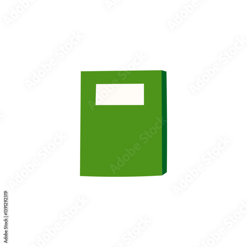 Classroom Object 1 Simple Green Book