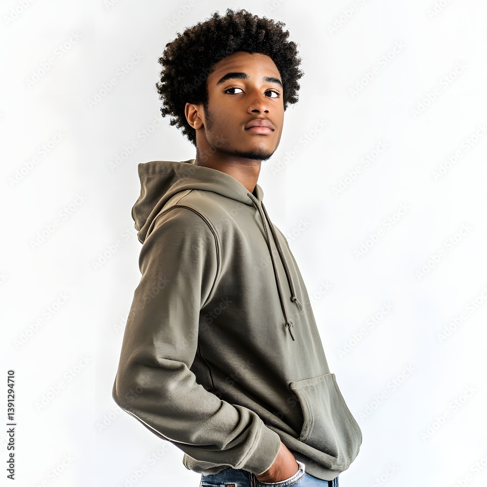 Obraz premium Young man posing with confident attitude